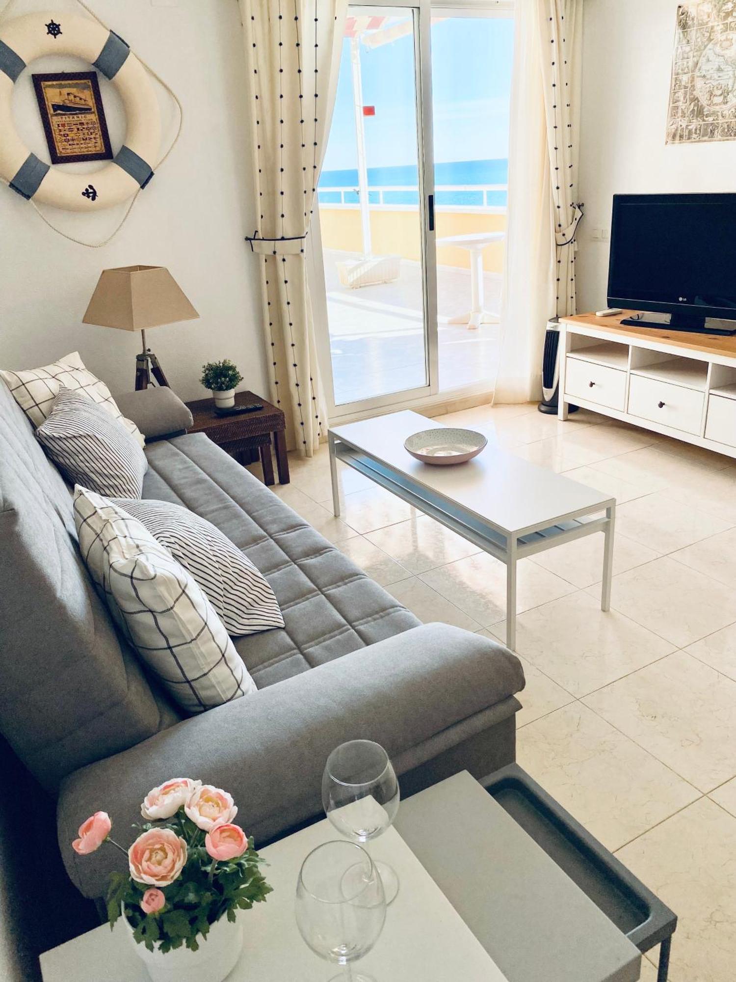 Apartamento Ático frontal con vistas al mar - 1ª línea Acapulco I Oropesa del Mar Exterior foto