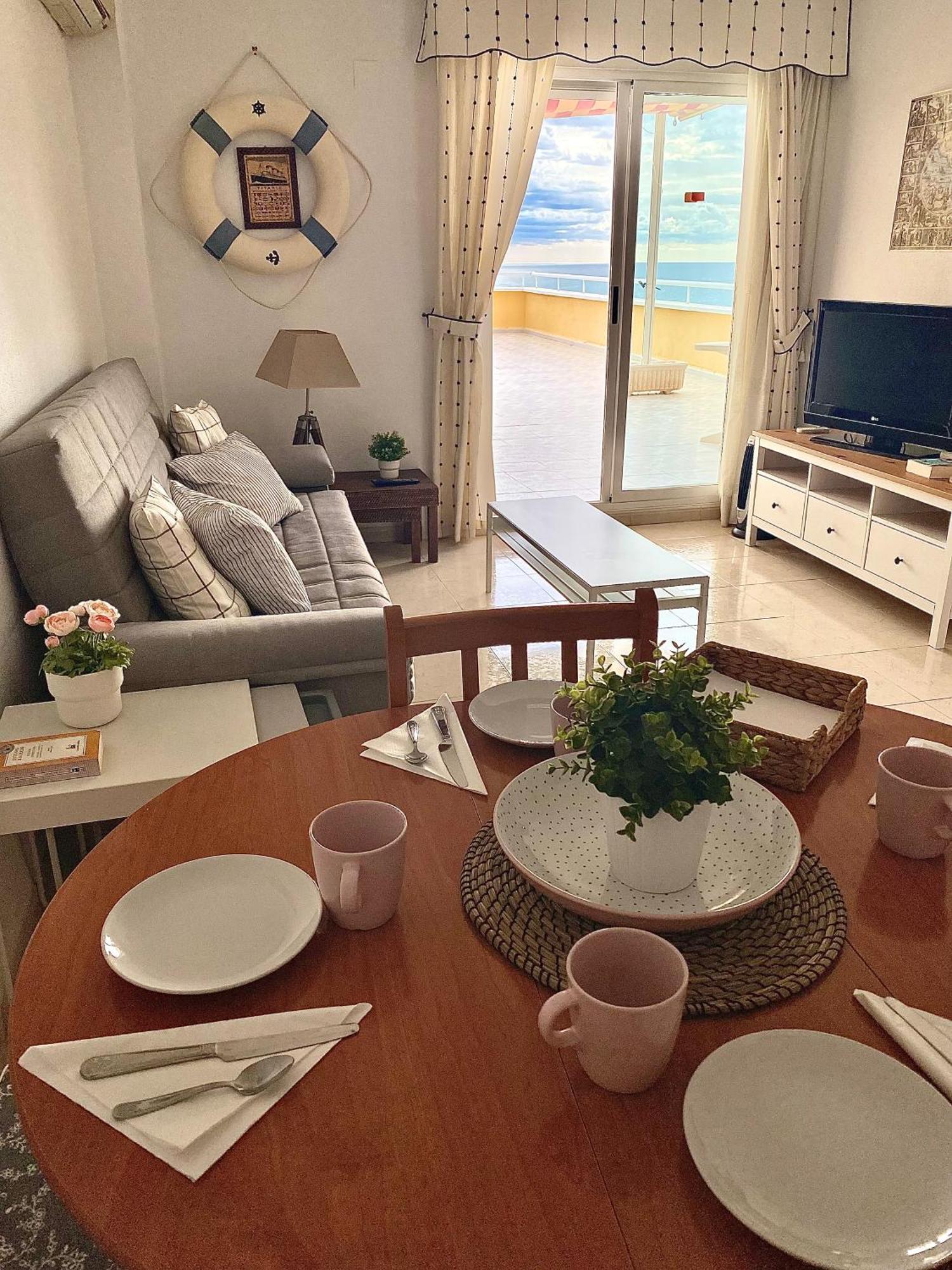 Apartamento Ático frontal con vistas al mar - 1ª línea Acapulco I Oropesa del Mar Exterior foto